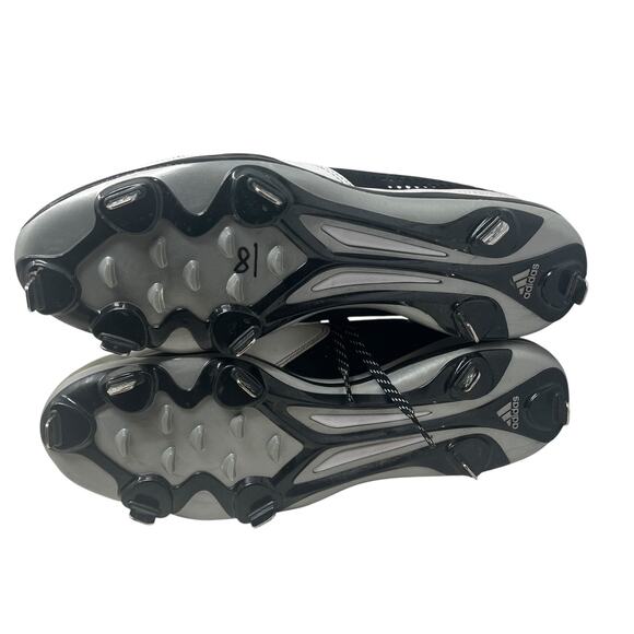 Adidas Power Alley 4 Mid Metal Baseball Cleats Mens 13 Black White 115063945 main image 4